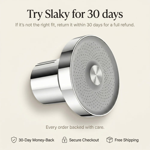 Slaky 15-Stage KDF-55 Filtered Shower Head
